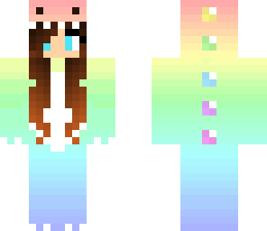 rainbow dino girl