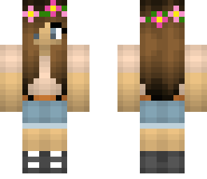 original brianablossoms with pink flower crown