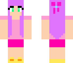 pink casual girl