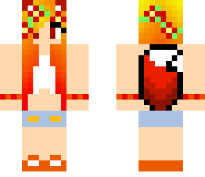 fire wolf girl