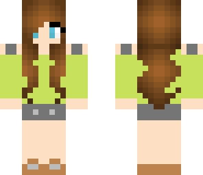 simple green girl