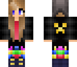 brown hair chica gamer