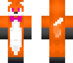 orange fox pink eyes