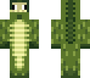 derpy man in crocodile