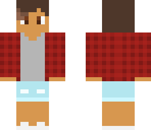 boy in a flannel