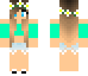 mint shirt girl