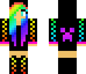 rainbow girl