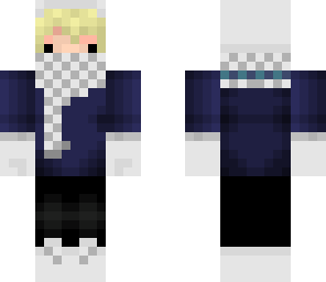 blue and white snow suit - boy