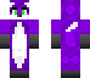 purple girl fox