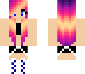pretty neon hair
