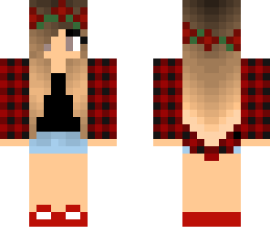 red tomboy girl