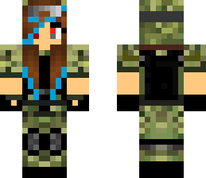 army girl skin