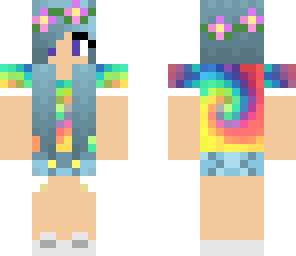 tie dye girl