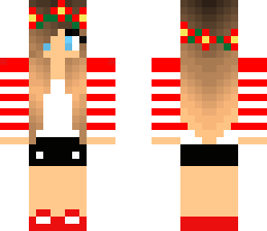 summer red girl