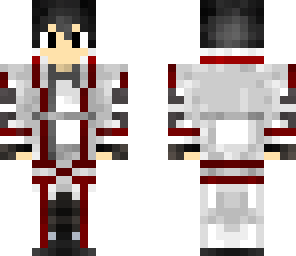 Kirito Knights Of The Blood Oath Minecraft Skin