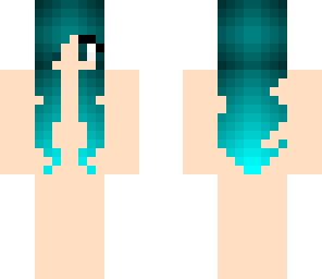 teal hair base