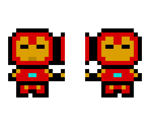 pixel iron man