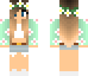 flower summer girl