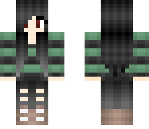 green vampire girl