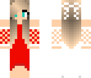 red dress