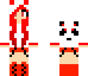 red panda girl