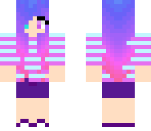purple girl skin