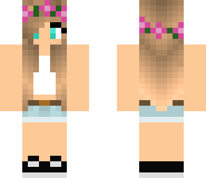 cute summer flower girl