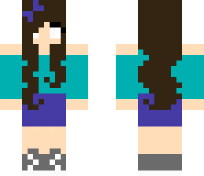 herobrine's sister with high tops
