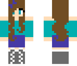 me as herobrine's girlfriend