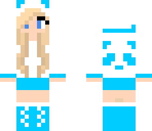 blue panda