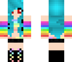 rainbow girl