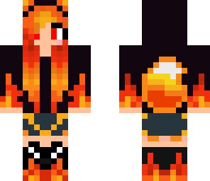 fire wolf girl