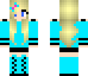 pretty blue girl