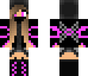 my mcpe skin ninja girl
