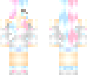 cotton candy girl edit