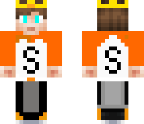 boy with orange shirt