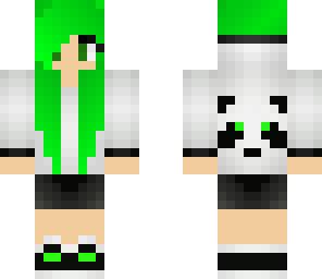 green haired girl ding