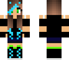 blue and green