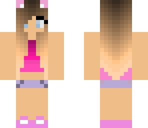 pink cat girl