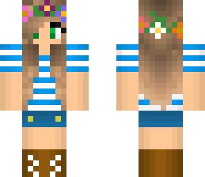 shaded spring girl