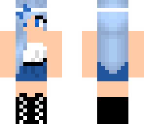 blue dressed girl with headband