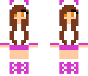 double sided pink themed girl