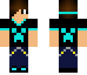 neon blue creeper boy
