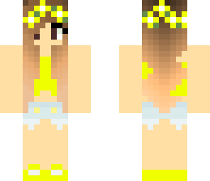 yellow flower girl