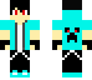 cool blue hoddie boy