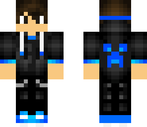 blue creeper hoodie