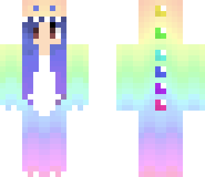 dino onesie with purple hair