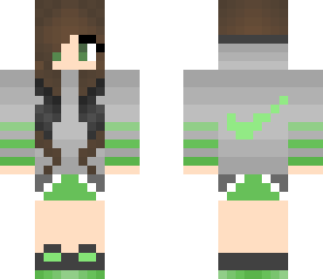 emerald nike girl