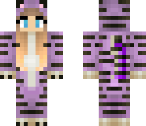 the_pale_rider minecraft skin purple tiger
