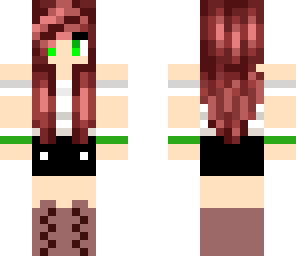 green edit girl